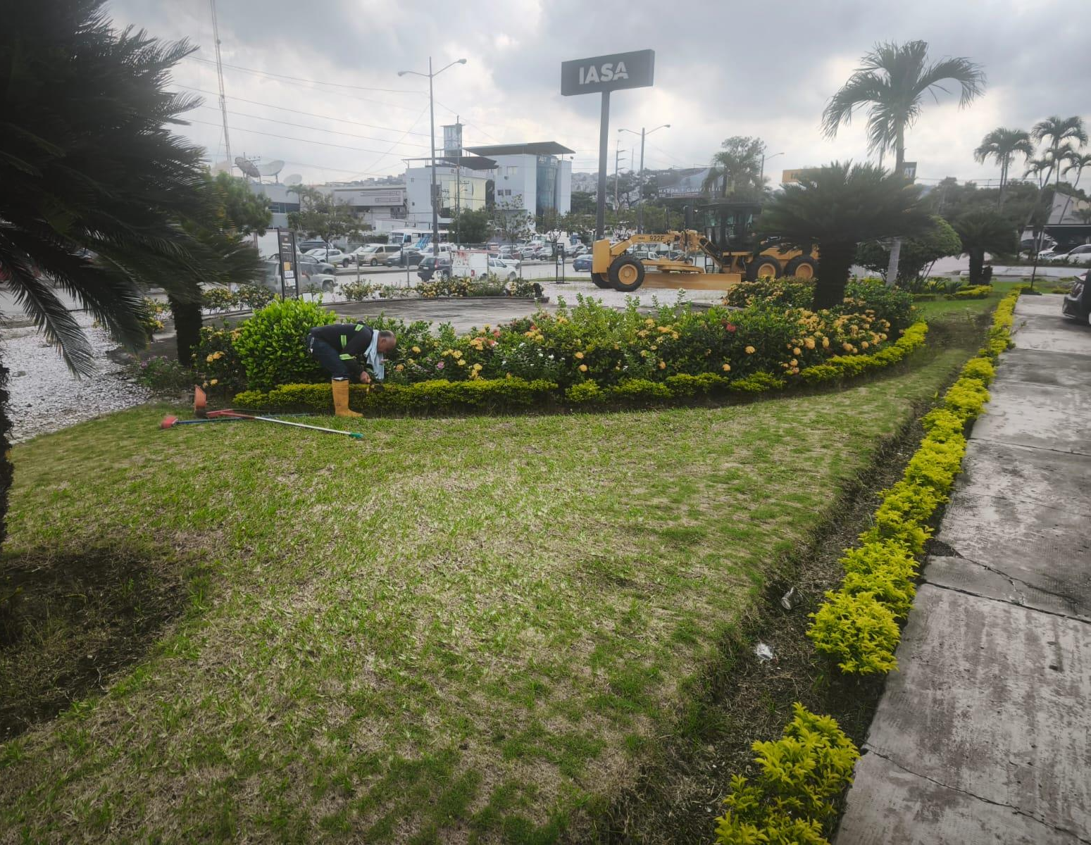 Técnico de LIMPIAZEN en mantenimiento de áreas verdes, Guayaquil